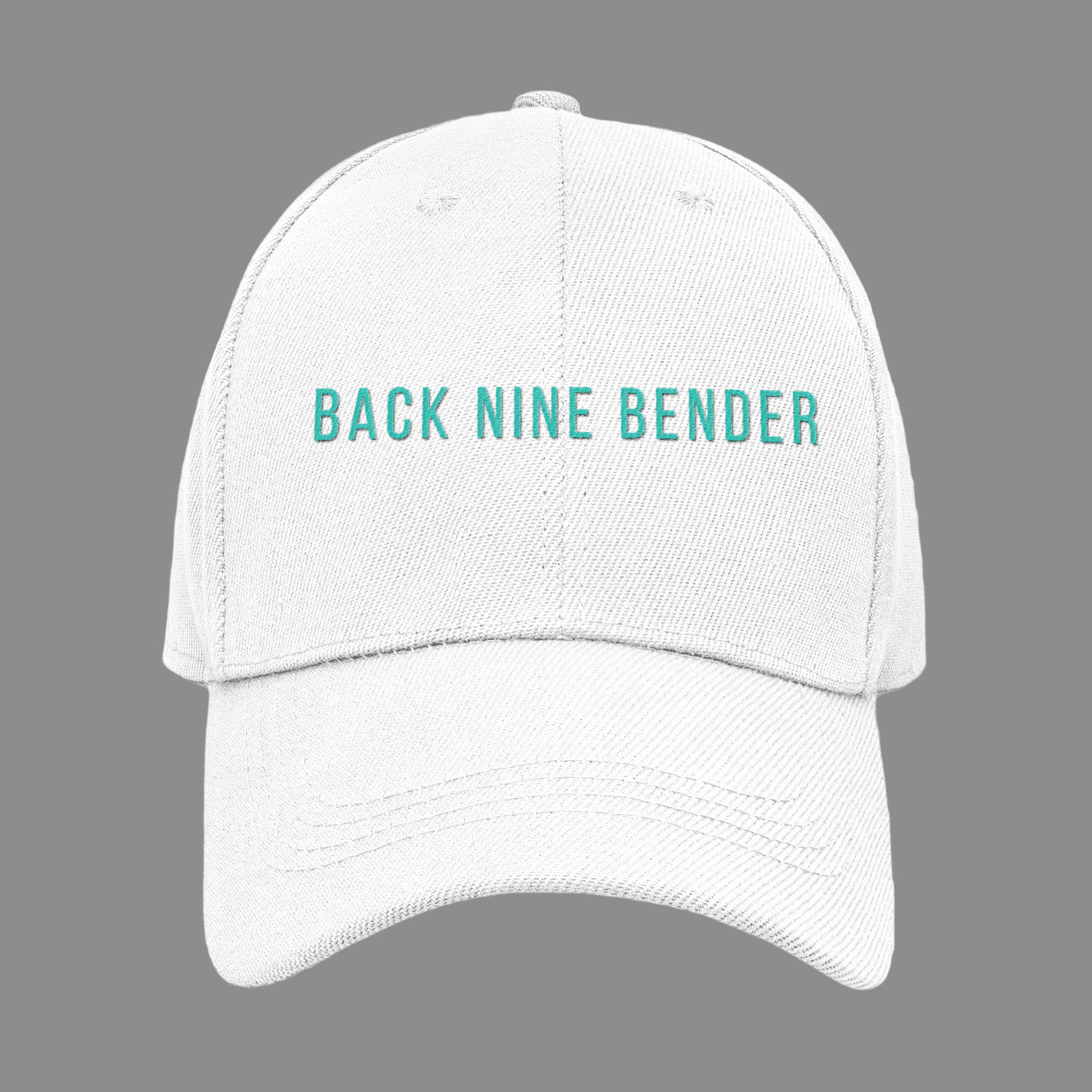 Back Nine Bender Golf Cap-Adjustable Performance Hat