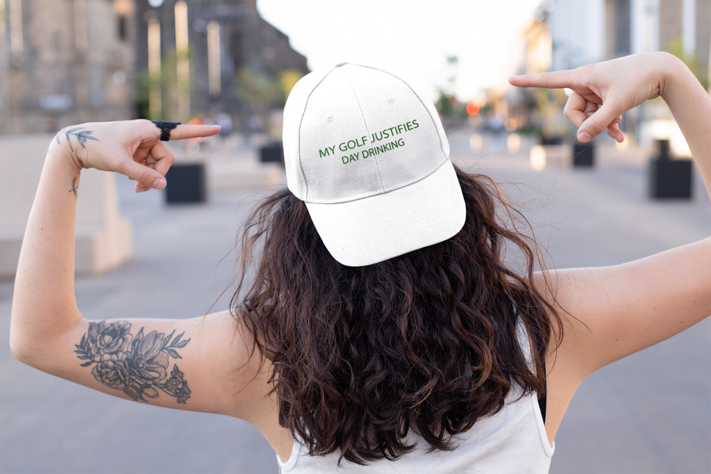 My Golf Justifies Day Drinking Golf Cap | Back Nine Co